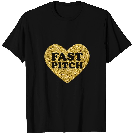 Fast Pitch for Women I Love Fast Pitch Softball T-Shirts