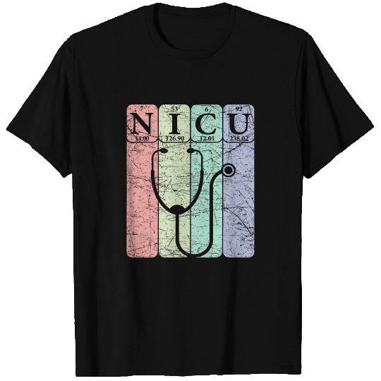 NICU nurses Periodic Table Elements NICU nurses Nerdy T-Shirts