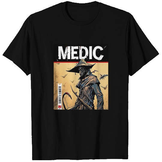 Medic Comic Book Plague Doctor Healer Magazine Style Art 22 T-Shirts