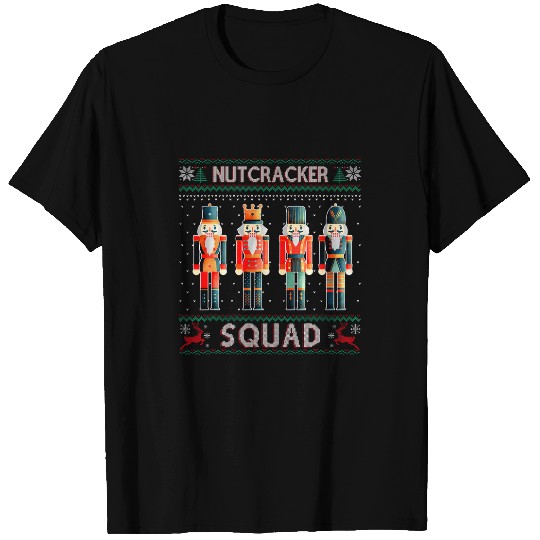 Nutcracker Squad Ballet Dance Christmas Matching Family Kids T-Shirts