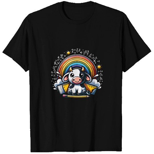 I Love Math And Cows Costume Teachers Students 21 T-Shirts