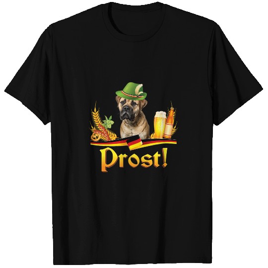 Mastiff Dog Beer Oktoberfest Prost Beer Festival Munich T-Shirts