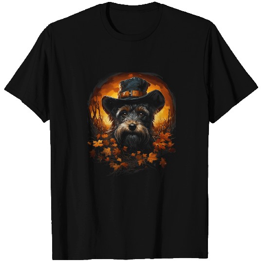 Wire Fox Terrier Dog Halloween Graphic Tees for Men Women T-Shirts