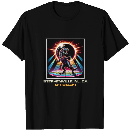 TRexs Total Solar Eclipse Stephenville Newfoundland Canada T-Shirts