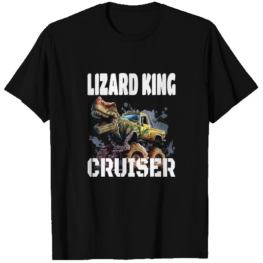 TRexs And Motorcycle Lizard King Cruiser 26 T-Shirts