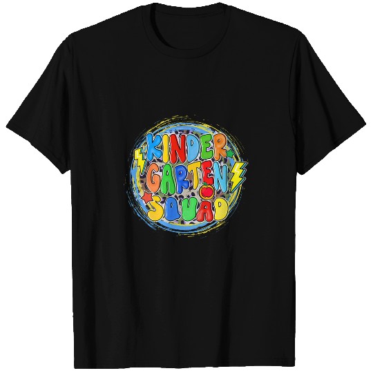 Back To School Kindergarten Dude Teacher Student Boys Girls T-Shirts