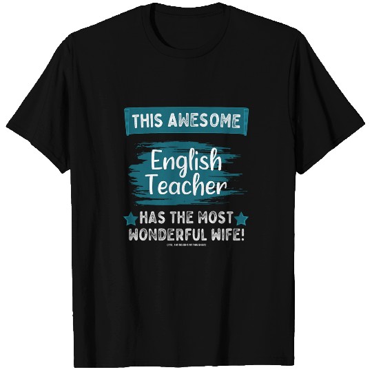 Married English Teacher Husband Job Profession T-Shirts