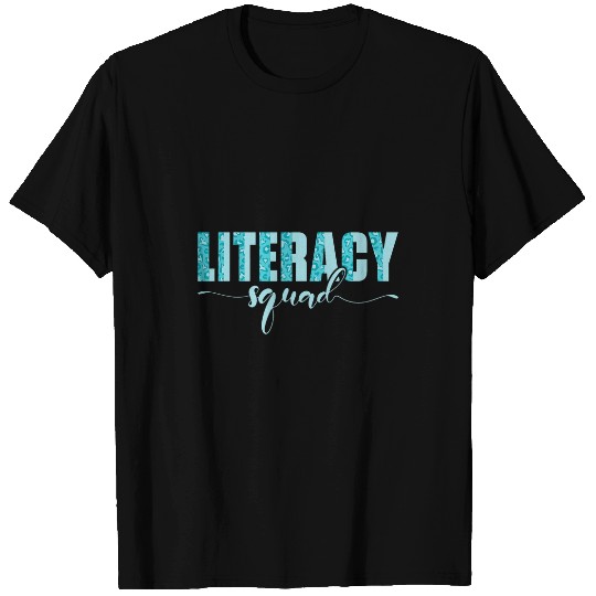 Reading Teacher Reading Coachs Literacy Squad T-Shirts