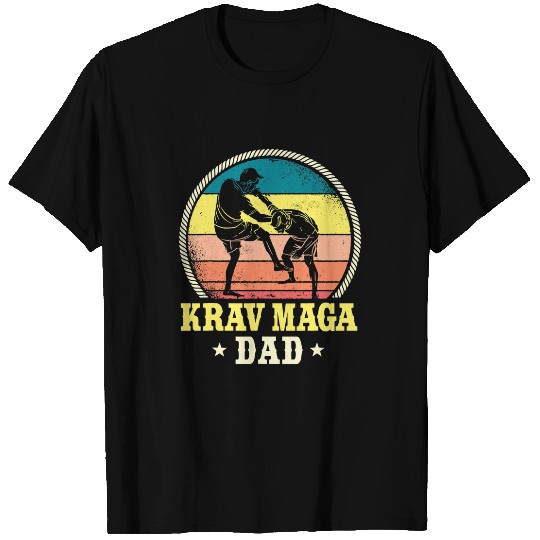 Mens Great Krav Maga Dad Israel Self Defense Martial Arts Men T-Shirts