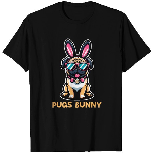 Pugs Bunny Happy Easter Puggy Pug Lover Easter Bunny Dog 5 T-Shirts