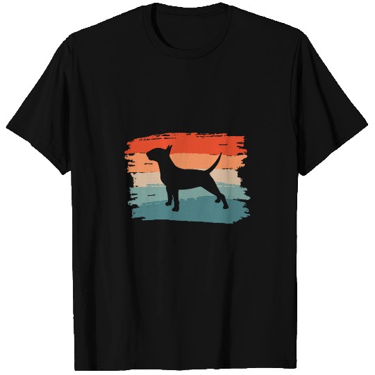 vintages Retro Miniature Bull Terrier Dog Lover 3 T-Shirts