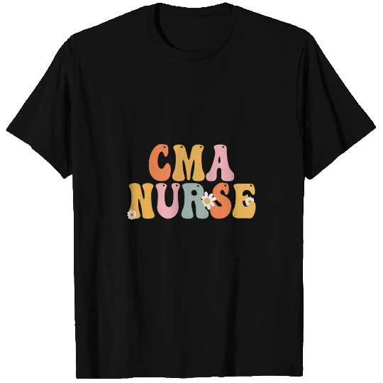 Womens Cute CMA nurses Week Groovy Appreciation Day Nursing Women T-Shirts