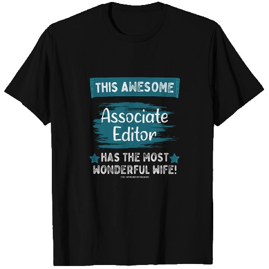 Married Associate Editor Husband Job Profession T-Shirts