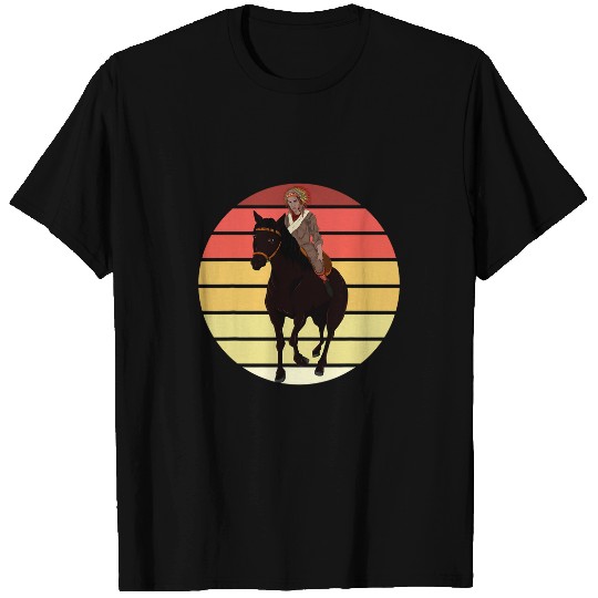 Retro Indigenous Horse Riding Native Pride Native American T-Shirts