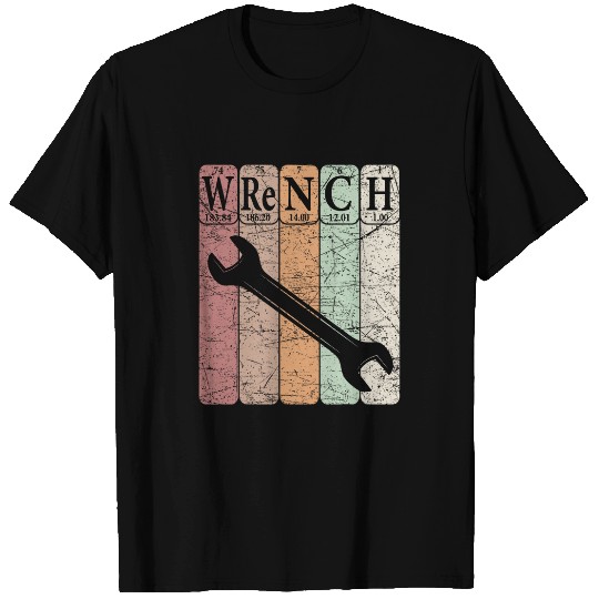 Wrench Periodic Table Elements Mechanic Handyman 21 T-Shirts