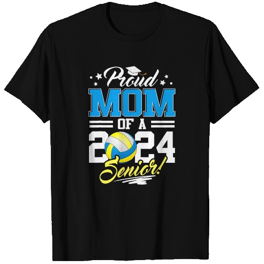 Proud Mom Of A 2024 Senior Graduate Volleyball 2 T-Shirts