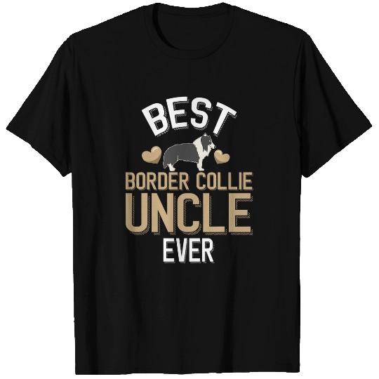 Mens Border Collie Family Border Collie Uncle T-Shirts