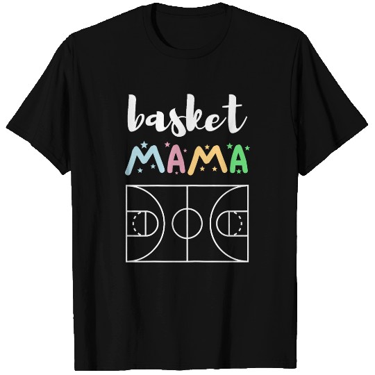 Womens Mom Basketball Basketball Mama Gift Mother Children Sport T-Shirts