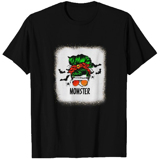 Momster Life Boy Girl Party Scary Horror Leopard Bleached 3 T-Shirts