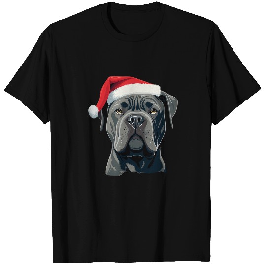 xmass Cane Corso Santa on Christmas Cane Corso T-Shirts
