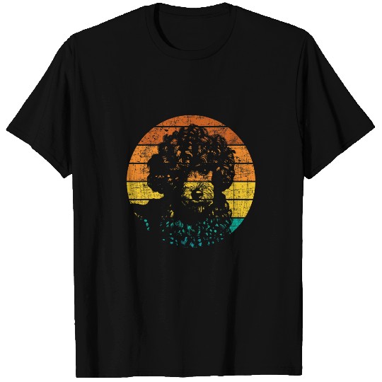 Retro vintages Poodle Canine Pet Lover Dog Owner Puppy T-Shirts