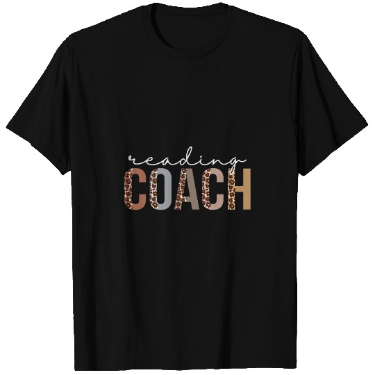 Reading Coachs Leopard Appreciation Funny For Women For Work T-Shirts