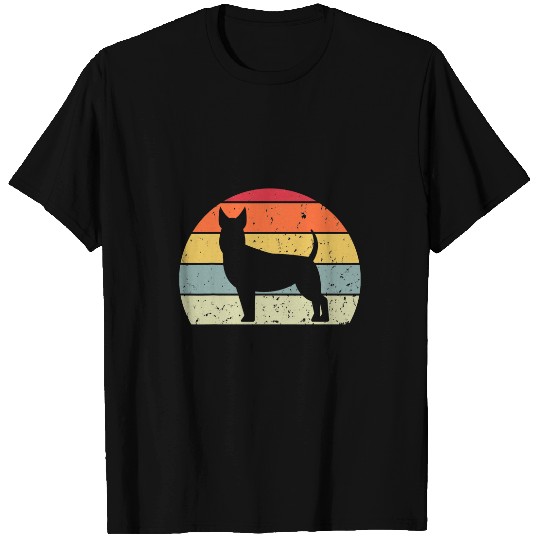 vintages Bull Terrier Dog Retro Pet Lover 80s 90s Sunset T-Shirts