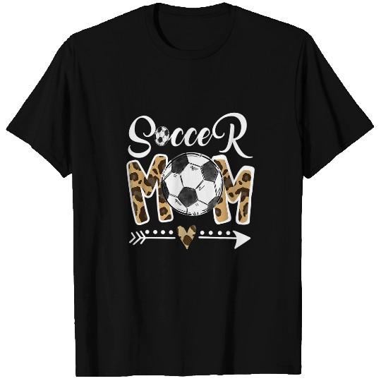 Soccer Mom Leopard Funny Soccer Mom Mothers Day T-Shirts