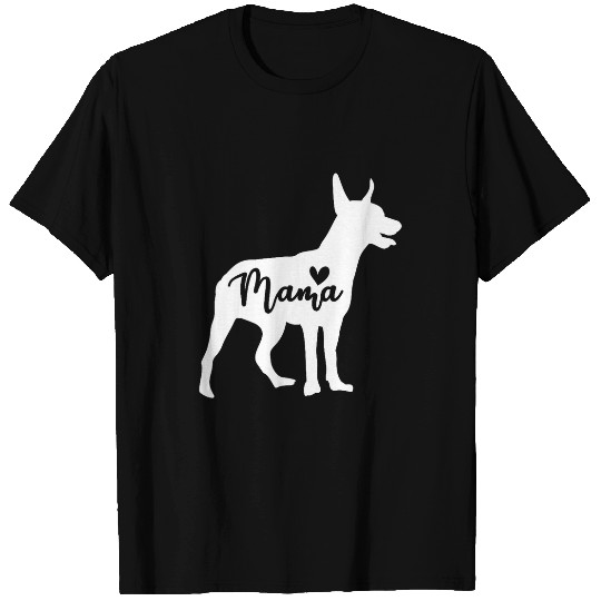 Womens Miniature Pinscher Mama Min Pin Mom Mothers Day T-Shirts