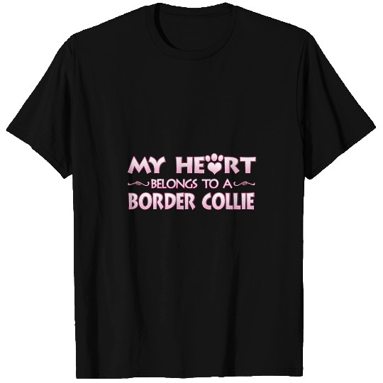Valentines Day Gift For Border Collie Dog Lovers Owners T-Shirts