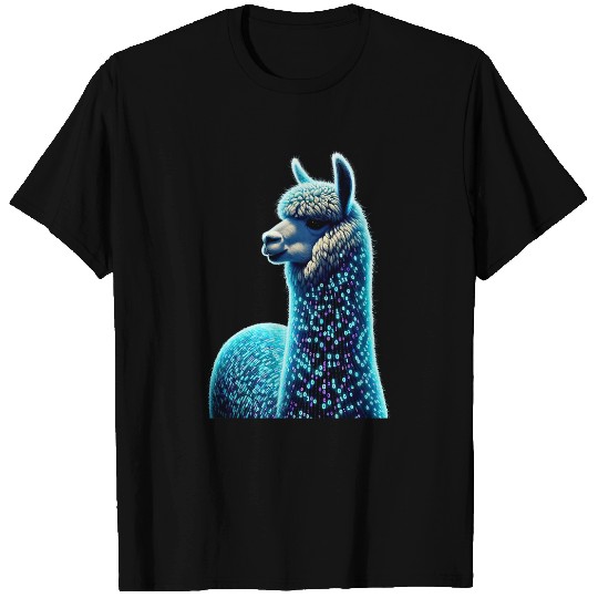Alpaca Funny Computer Binary Code Programmer Developer Geek T-Shirts