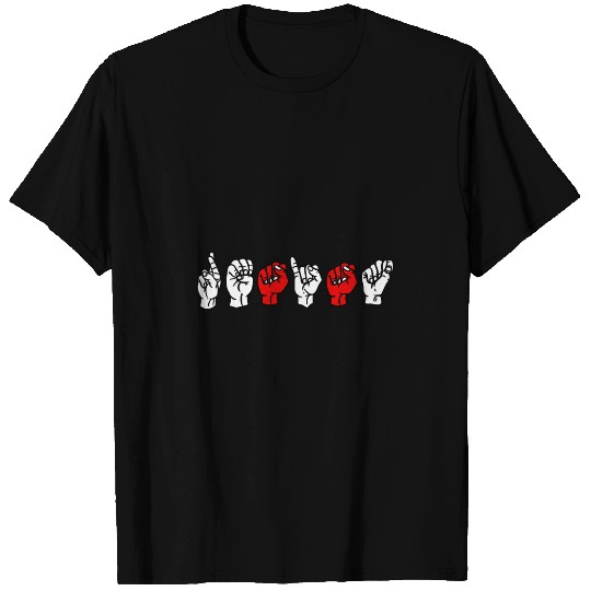 Resist American Sign Language ASL Teacher Interpreter T-Shirts