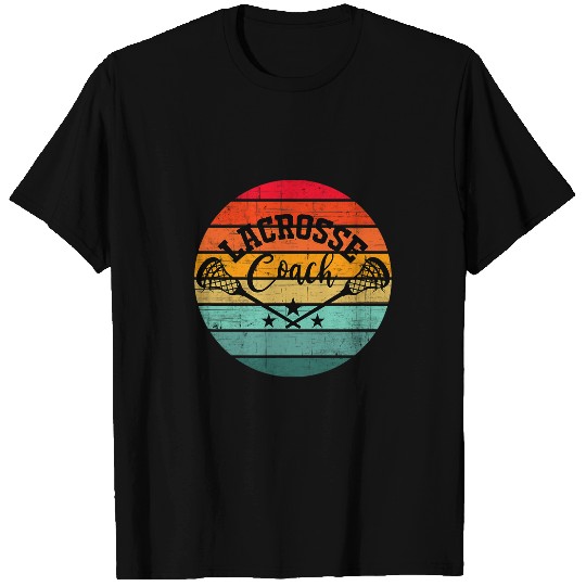 Lacrosse Coachs s Retro vintages Style Laxer Team Tee T-Shirts