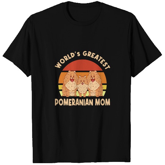 Worlds greatest pomeranian mom T-Shirts