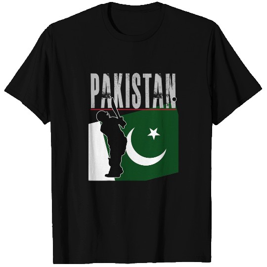 Pakistan Flag Cricket Player Supporter Top T-Shirts