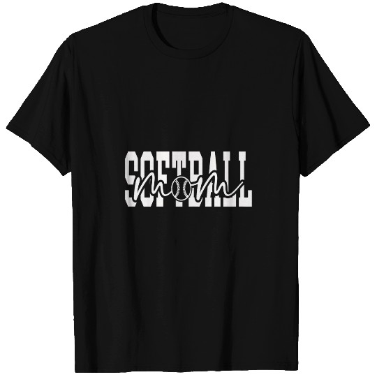 Womens Softball Mom Player Cool Softball Mothers Day for Moms T-Shirts
