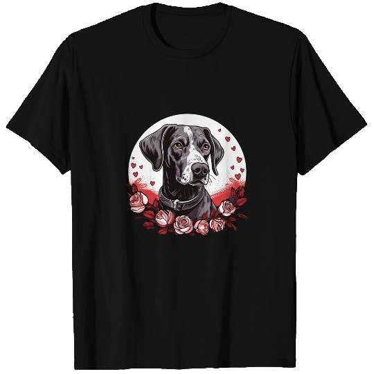 My Dog is my Valentines Day German Shorthaired Dog Fan 2 T-Shirts