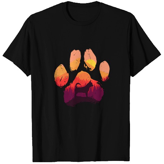 Paw Chihuahua Dog Mom Dad Mountains Sunset Dog Mom Dad Mount T-Shirts