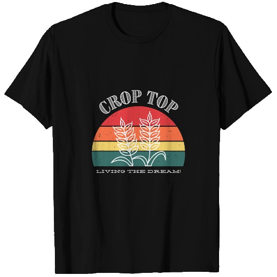 Summer Funny This is my Crop Fashion Farmers Puns farms Fun T-Shirts