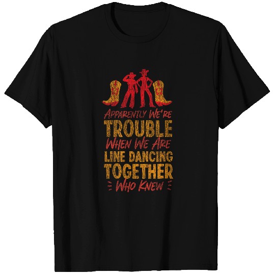 Line Dancing Dance Teacher Friends Besties Buddies T-Shirts