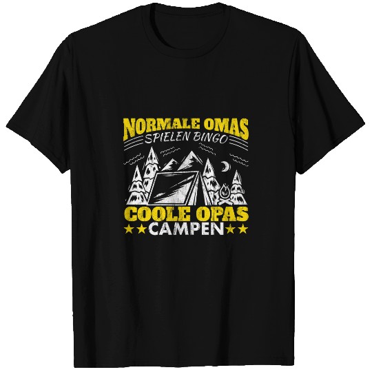 Womens Normal Grandmas Play Bingo Cool Grandmas Camping T-Shirts