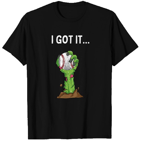 Zombie Baseball Hand Spooky Scary Outfit Funny Sport Game T-Shirts