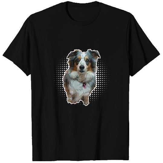 Mini Aussie Australian Shepherd Blue Merle T-Shirts