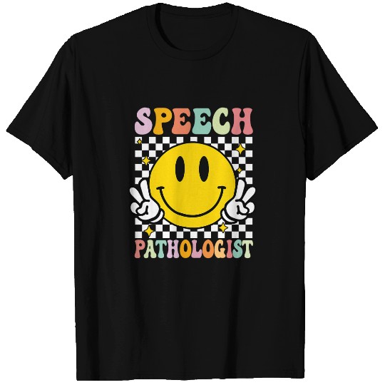 Groovy Speech Pathologist Speech Language Therapy SLP T-Shirts