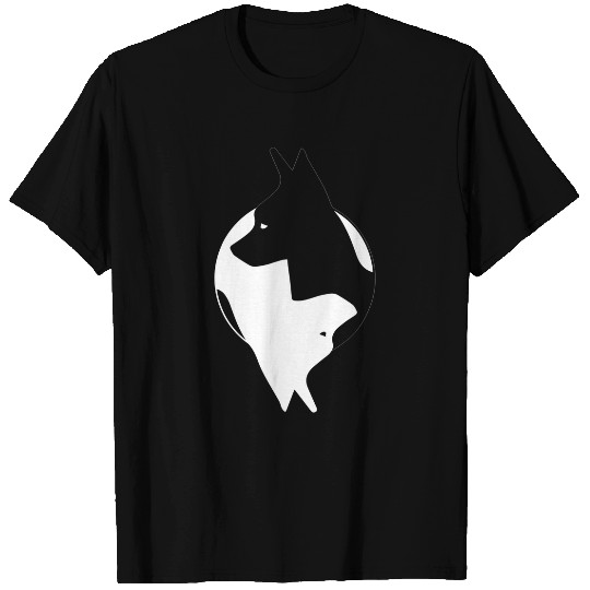 Yin Yang Miniature Pinscher Funny Min Pin Symbol T-Shirts