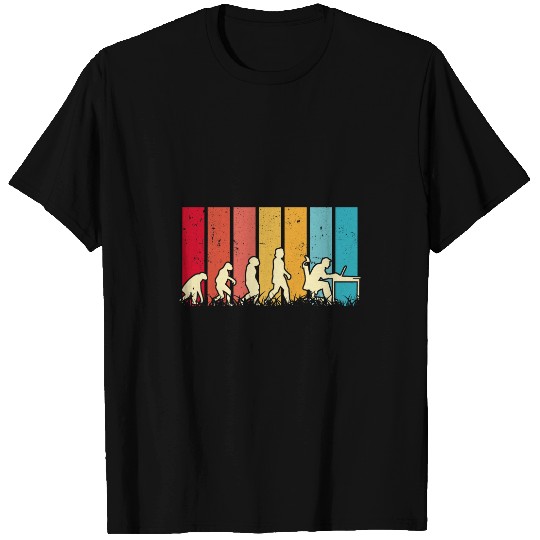 Developer Evolution Retro Computer Scientist Programmer 2 T-Shirts