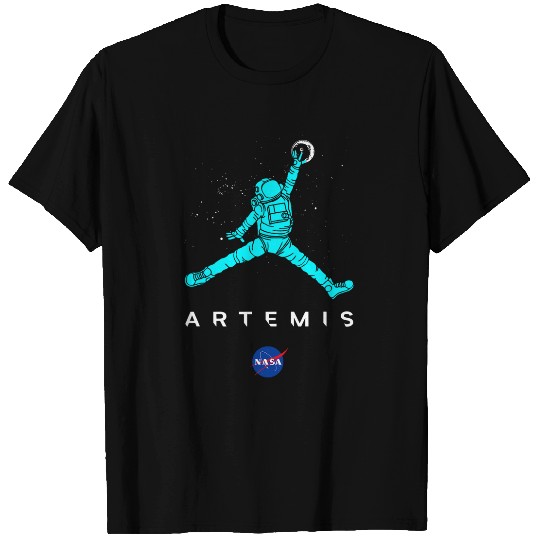 NASA Artemis Mission Astronaut Jump Moon Insignia Logo 21 T-Shirts
