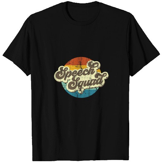 Funny Retro Speech Squad Student Teacher Team T-Shirts