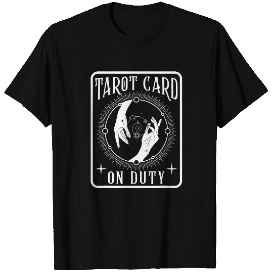 Tarot Cards On Duty Magic Occult Spiritual Wicca Witchcraft T-Shirts