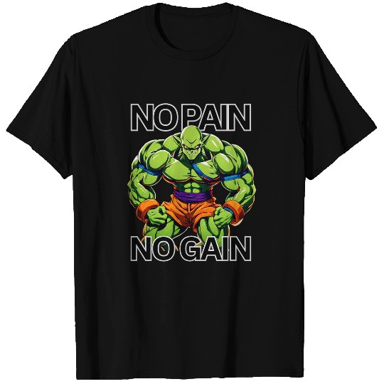 No Pain No Gain Fitness Workout Bodybuilding T-Shirts